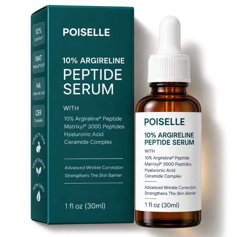 10% Argireline Face Serum with Matrixyl 3000, Ceramide & Hyaluronic Acid