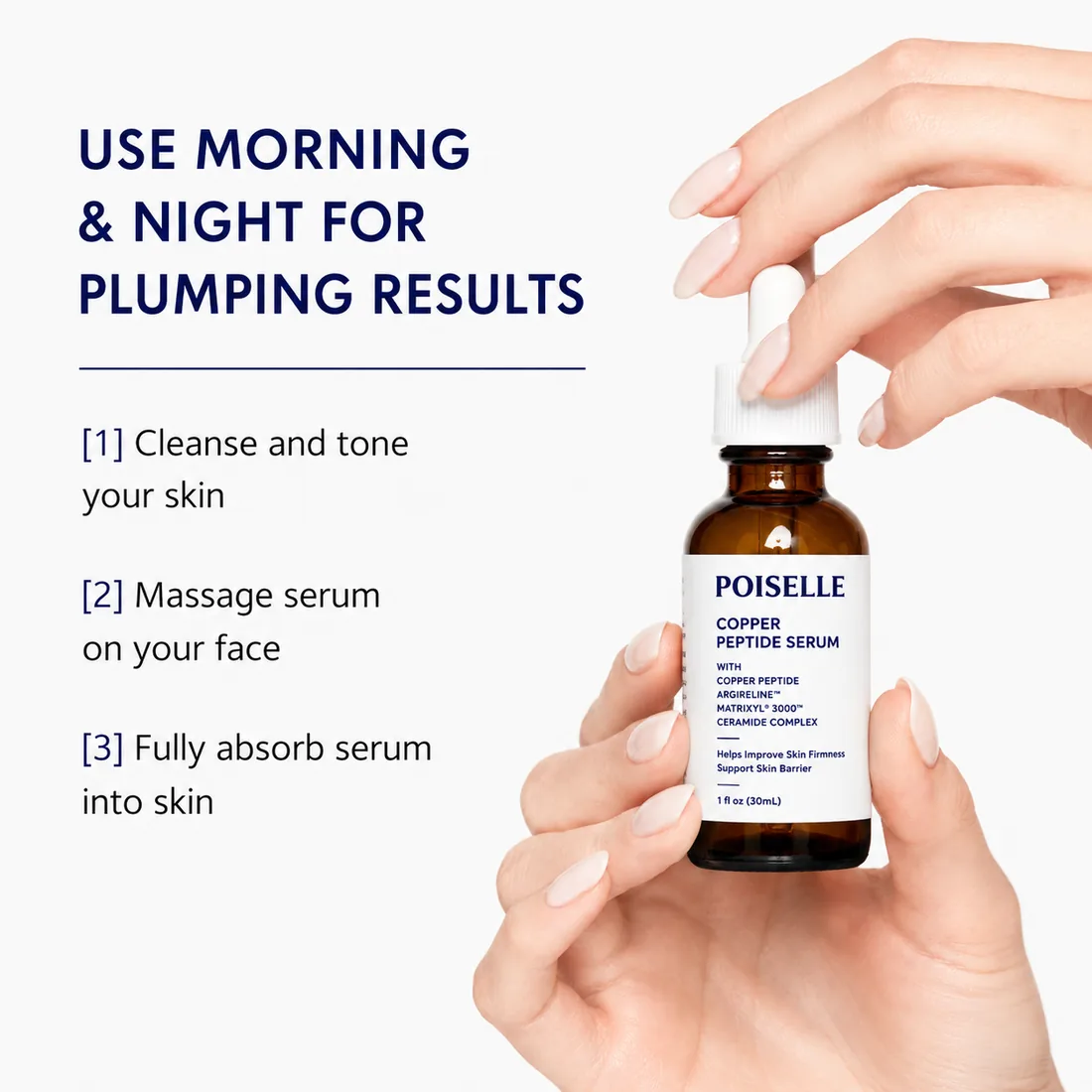 Copper Peptide Multi-Peptide Face Serum with GHK-Cu, Matrixyl 3000™ & Argireline® image 7