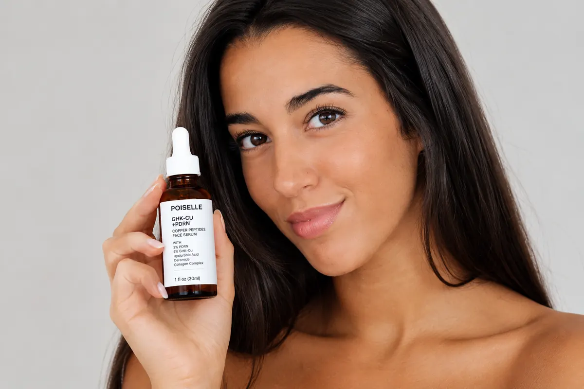 Copper Peptides Serum with Liposomal 2% GHK-Cu, 3% PDRN, Hyaluronic Acid & Multi-Peptides model